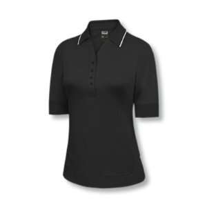  Adidas 2007 Womens ClimaLite Bicep Sleeve Golf Polo Shirt 