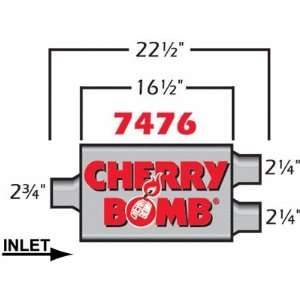  Cherry Bomb 7476 Pro Muffler Automotive