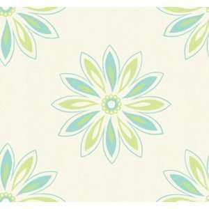  Contemporary Wallpaper Blue And Green WE70002