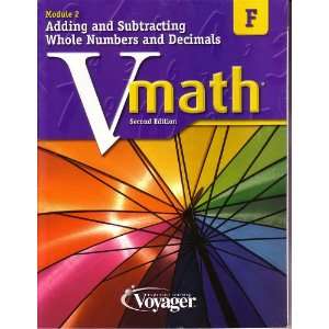  VMath Adding and Subtracting Whole Numbers and Decimals 