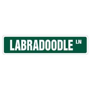 LABRADOODLE Street Sign dog pet lab poodle art gift Patio 