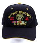 MY LOVED ONE SERVED IN NAM   US Army Ball Cap Hat