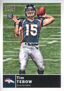 TIM TEBOW 2010 TOPPS MAGIC ROOKIE RC BRONCOS #25 CA380  
