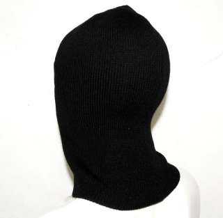 WINTER PROTECTION HOOD 3 HOLE HEAD FACE MASK PROTECTOR BK  31258 