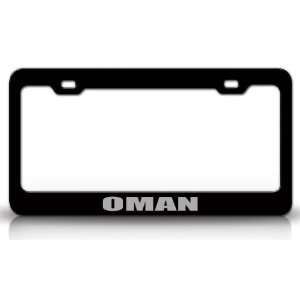  OMAN Country Steel Auto License Plate Frame Tag Holder 