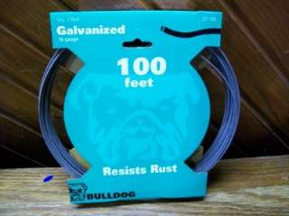 Bulldog Galvanized Utility Tie Wire 16 guage x 100 LOT  