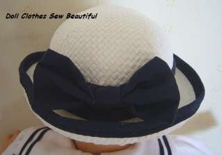 DOLL CLOTHES fits Bitty Baby Sailor Dress & Hat CUTEST  