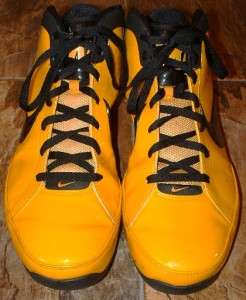   Hyperfuse Mens Max Yellow Basketball Shoes Size 13 Kobe Bryant  