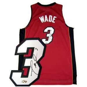    Signed Dwyane Wade Jersey   Swingman Red