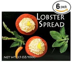 Alaska Smokehouse Lobster Spread, 3.5 Ounce Boxes (Pack of 6)
