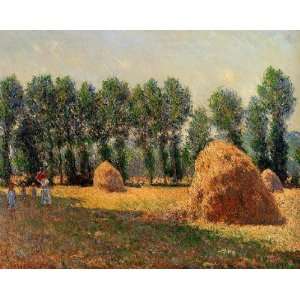 , Oil painting reproduction size 24x36 Inch, painting name Haystacks 