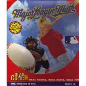    Major League Math Head Coach Mac/windows Cd rom Toys & Games