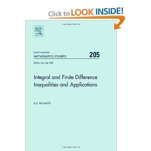  Integral and Finite Difference Inequalities and 