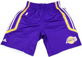 NBA Los Angeles Lakers Adidas On Court Practice Shorts  Purple  With 