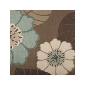  Floral   Large Aqua/cocoa by Duralee Fabric Arts, Crafts 