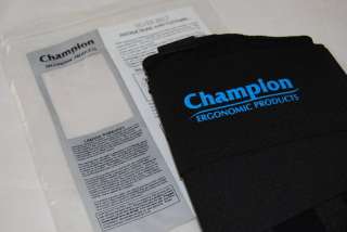 CHAMPION Black ERGONOMIC WORK BELT BACK SUPPORT (2XL)  