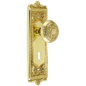  Egg & Dart Design Mortise Lock Set With Matching Knobs in 