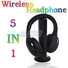 in 1 Hi Fi WIRELESS HEADPHONE EARPHONE FOR  PC TV