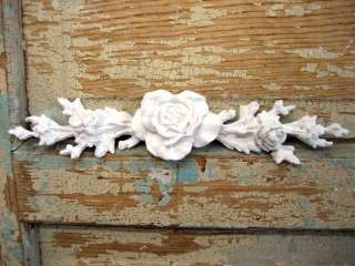 SHABBY SWAG W/BABY ROSES ~ CHIC FURNITURE APPLIQUES  