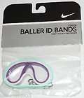 Nike Baller ID bands Red Black rubber bracelet new  