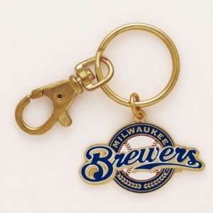 MILWAUKEE BREWERS OFFICIAL LOGO KEYCHAIN  Sports 