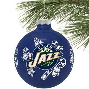    Utah Jazz Traditional Glass Ball Ornament