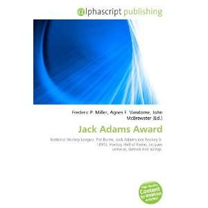  Jack Adams Award (9786134287470) Books