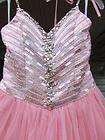 NWT Tiffany Girls Pageant Dress Style 13246 Pink Size 10 & Turquoise 