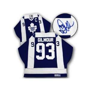  Doug Gilmour Toronto Maple Leafs Autographed Blue Replica 