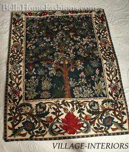 WILLIAM MORRIS ARTS CRAFTS TREE OF LIFE WALL TAPESTRY  