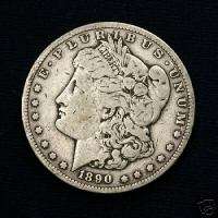 1890 S Morgan Silver Dollar   sku#19007  