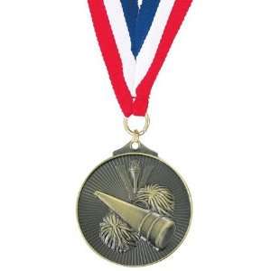  Cheerleading Medals   2 inch cheer medal Sports 