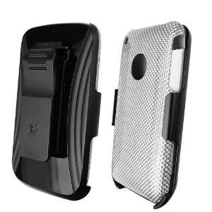 Carbon Fiber Case & Holster Combo Set for Apple iPhone 3G, iPhone 3GS 