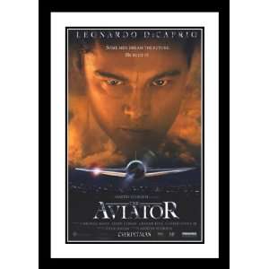  The Aviator Framed and Double Matted 32x45 Movie Poster 