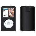 iPod Classic 5th 6th Gen 120G 160GB Leather Sleeve Case Black Belkin 