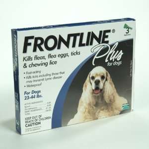 Frontline Plus for Dogs 23 44 lbs, 3 pk (13.00 per dose 