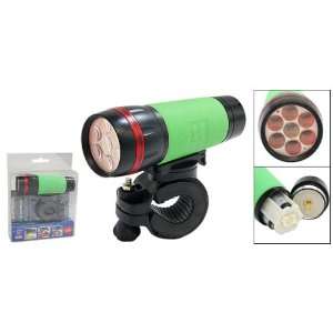 Como Portable Bicycle LED Flash Light Torch Lamp with Holder  