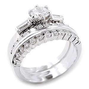  Womens Wedding Cubic Zirconia Ring, Size 5 10 Jewelry