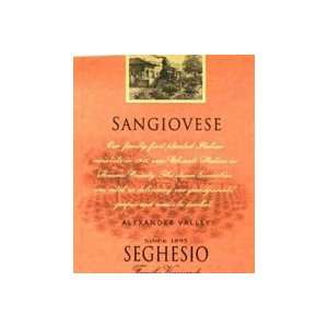  2008 Seghesio Family Vineyards Sangiovese 750ml Grocery 