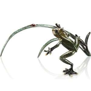  Rainforest Frog with Ladybug Figurine