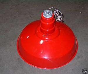 RLM Standard Dome 16 Industrial Lighting Fixture Red  