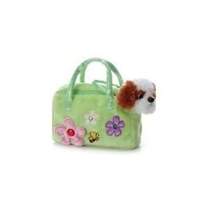  Fancy Pals Green Flower Pet Carrier with Murphy Dog by 