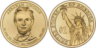 2010 P ABRAHAM LINCOLN PRESIDENTIAL DOLLAR COIN  