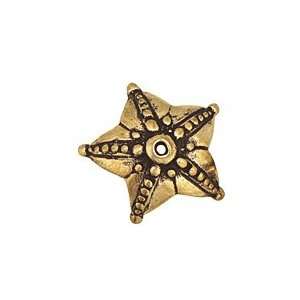   Green Girl Bronze Star Bead Cap 9x25mm Findings Arts, Crafts & Sewing