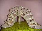 GIANNI BINI Dylan716 light gold or silver new women shoes heels 