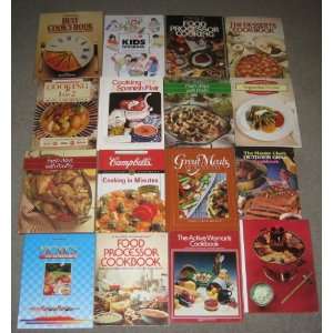  Mixed Lot of 16 Vintage Cook Books 