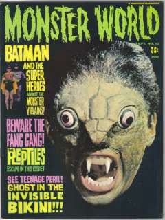 Famous Monsters Monster World Magazine #10, 1966 VF/NM  