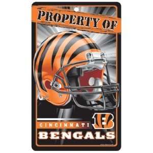 Cincinnati Bengals Sign   Property Of Sign *SALE*  Sports 
