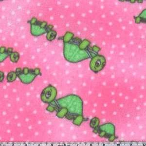  Arctic Fleece Family Turtles Pink Fabric By The Yard Arts 