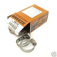 BREEZE 10pk. Hose Clamps Stainless Steel #10  